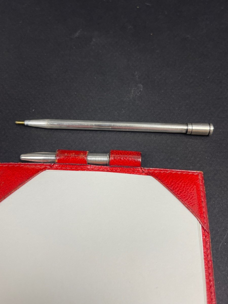Rare Hermes Leather Note Holder-photo-1