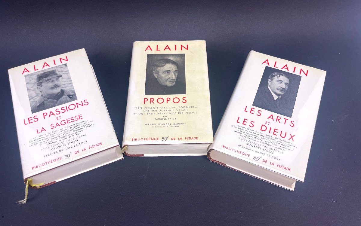 La Pléiade - Alain - 3 Volumes