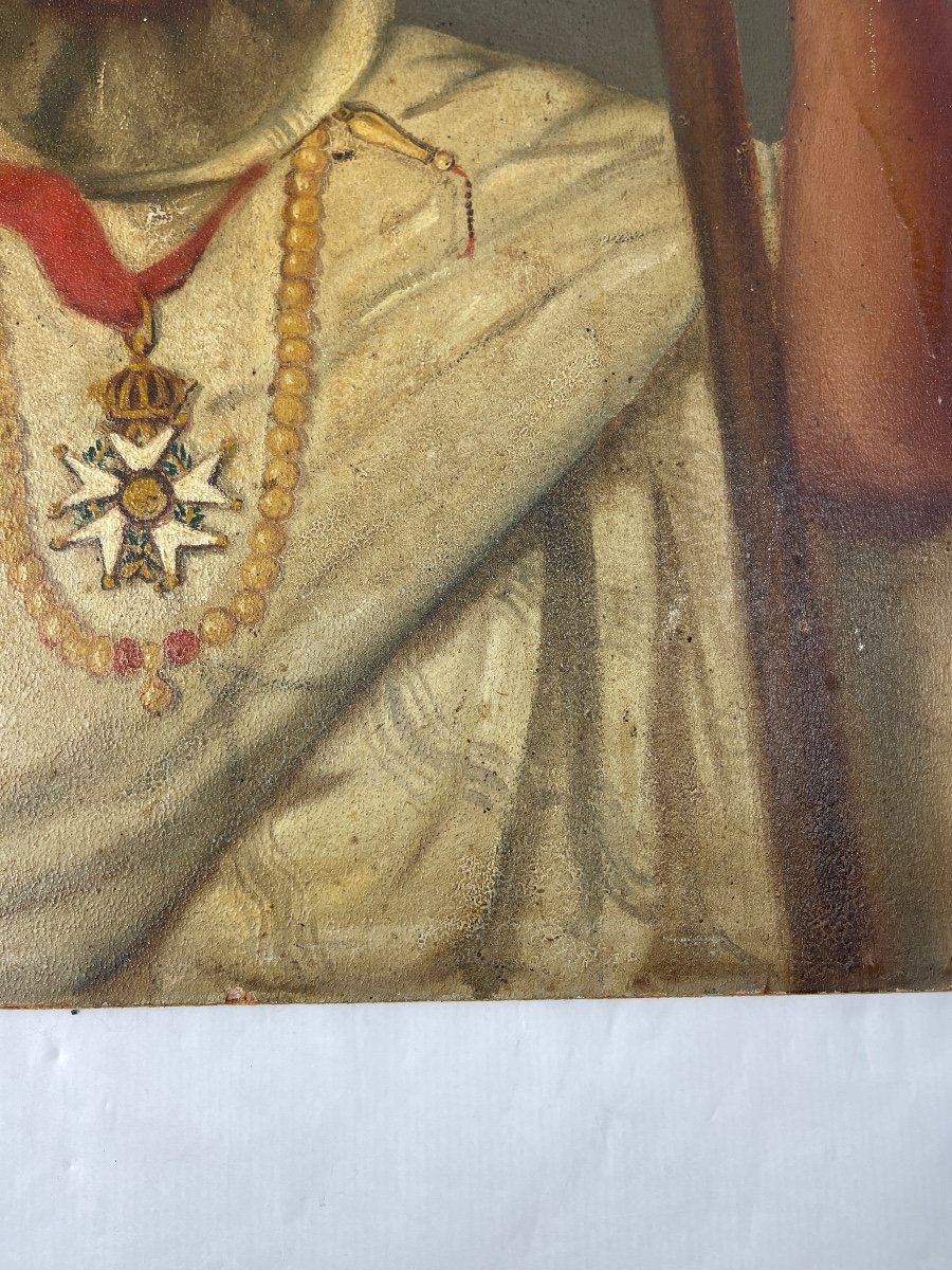 Huile Sur Isorel, Vieux Marabout à La Légion d'Honneur, Algérie Début 20ème-photo-5
