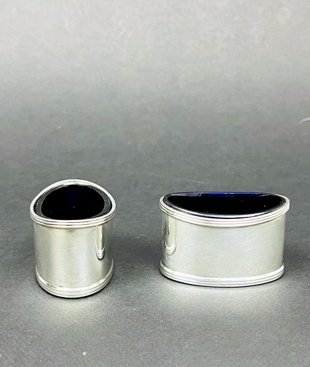 Tiffany & Co, Pair Of Sterling Silver Salt Cellars-photo-4