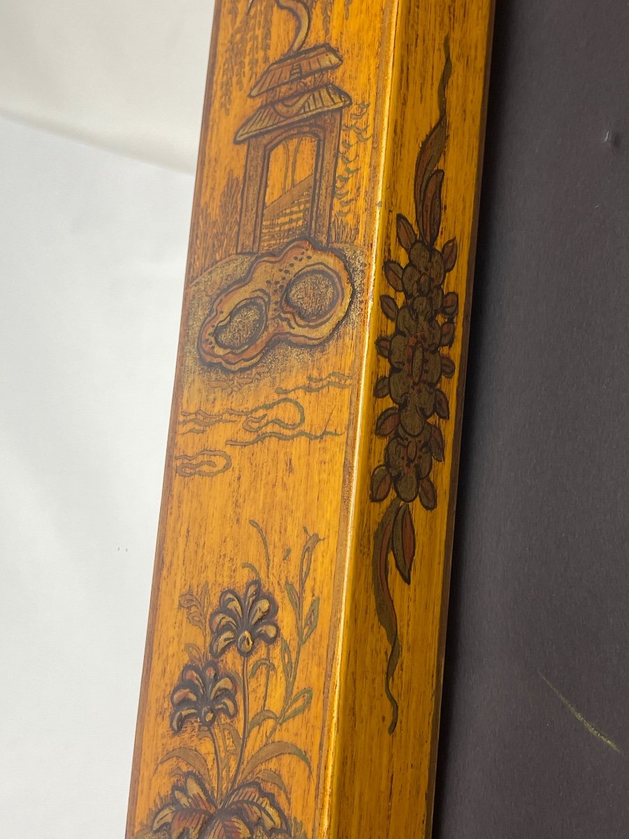 Asian Lacquered Wood Mirror No.2-photo-5