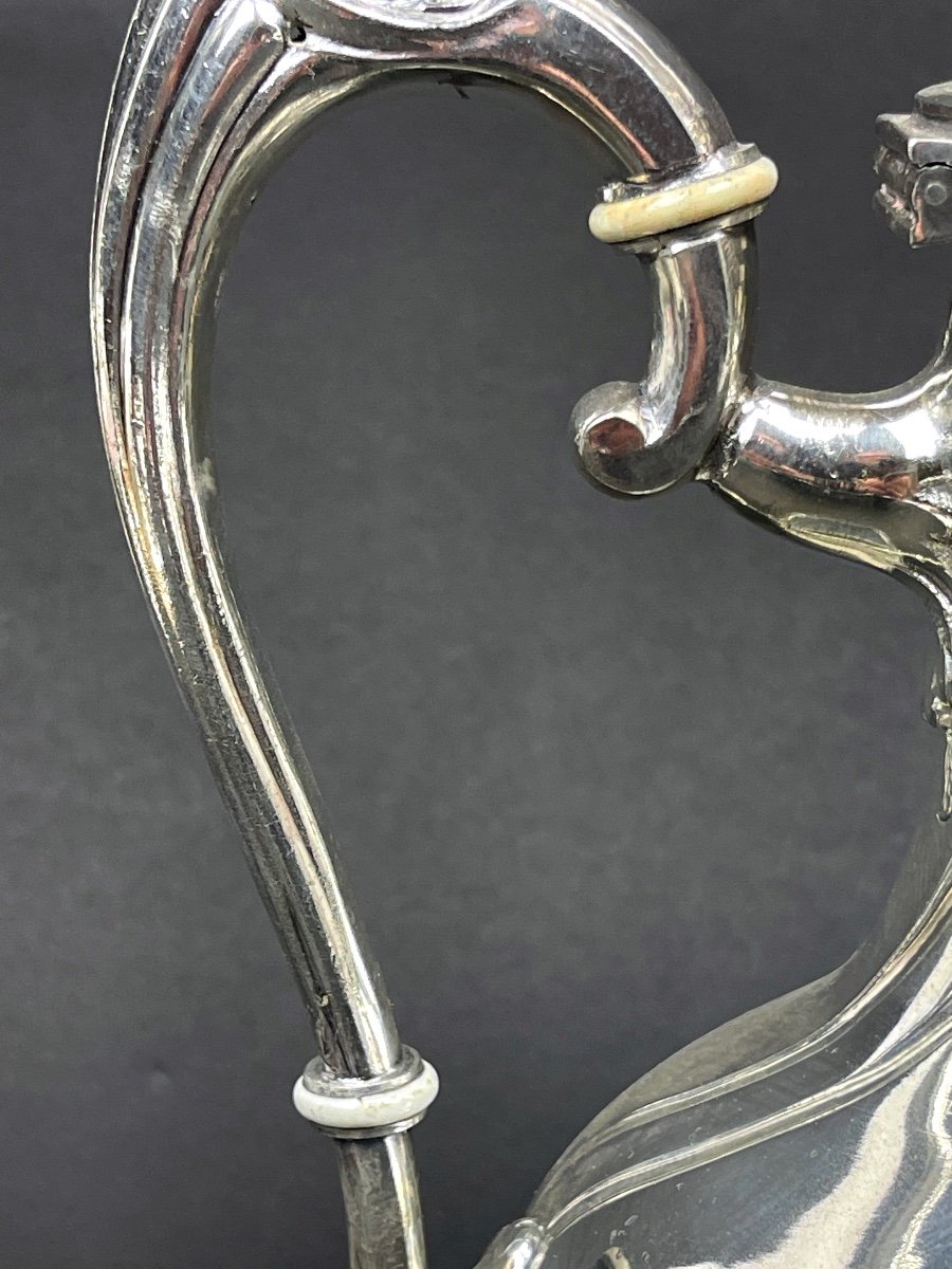 Sheffield Vs English Silver Plated Sugar Bowl & Jug-photo-4