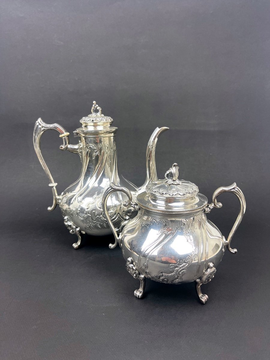 Sheffield Vs English Silver Plated Sugar Bowl & Jug