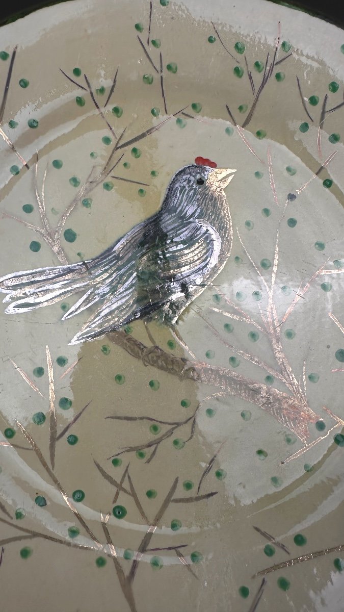 Assiette Plate En Céramique Diaz Costa Motif Oiseau N°4-photo-1