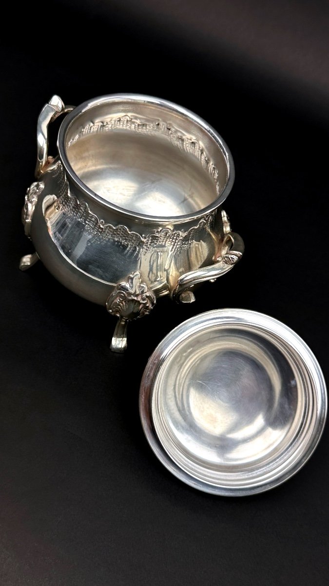 Service Thé-café En Métal Argenté Style Louis XV, 4 Pièces-photo-4