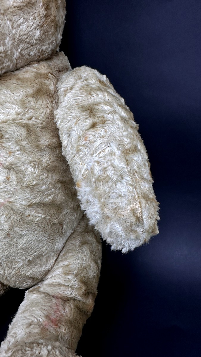 Large 50s Mohair Teddy Bear -photo-2