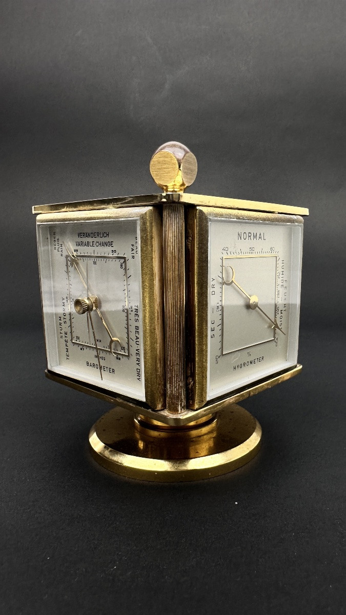 Angelus Desk Weather Station Clock For Bucyrus-erie 1972-photo-4
