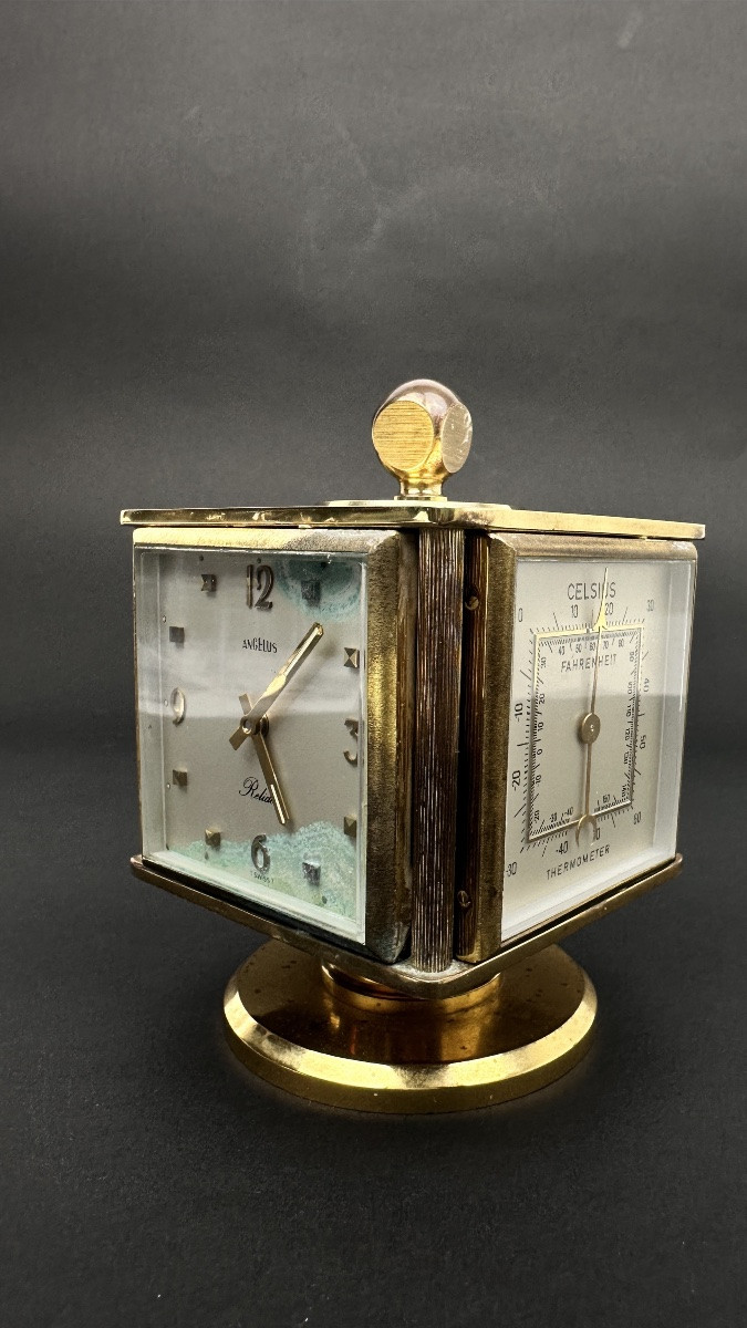 Angelus Desk Weather Station Clock For Bucyrus-erie 1972-photo-8