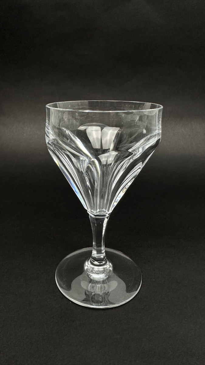 Baccarat, Suite De 9 Verres à Porto Modèle Duchesse De Dino-photo-3