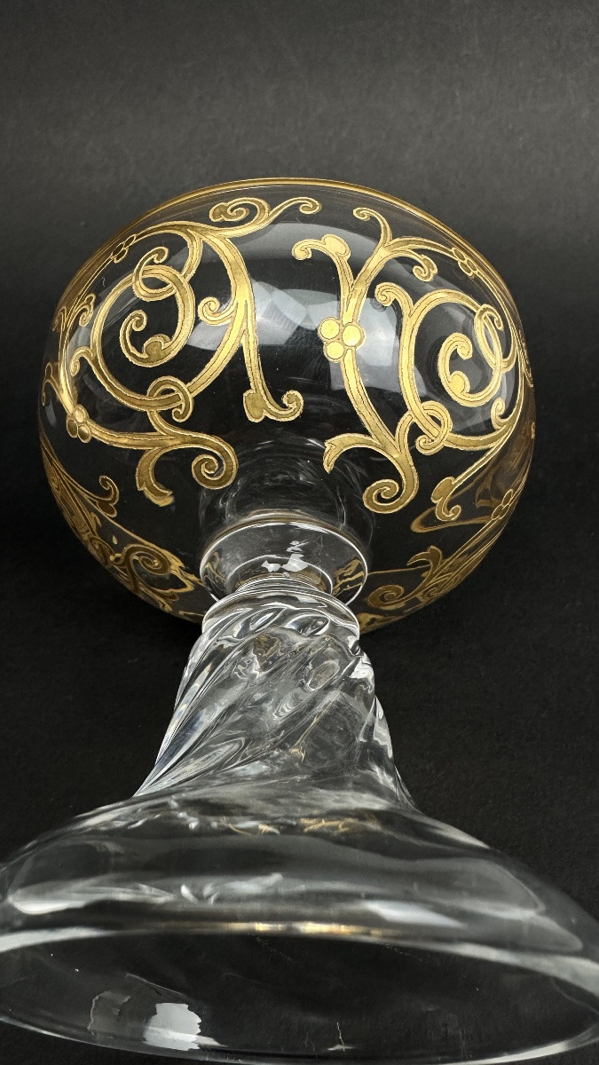 Saint-louis, Set Of 6 Cluny Model Champagne Glasses-photo-2