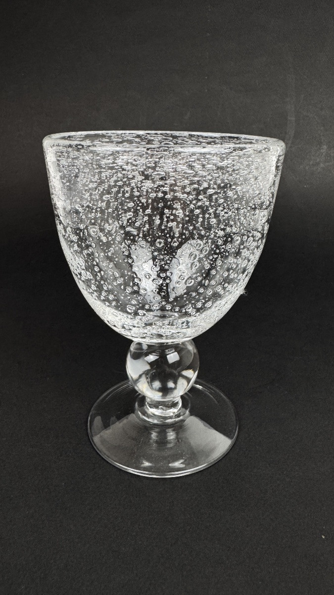 Suite de 6 verres bullés dans le goût de Biot-photo-1