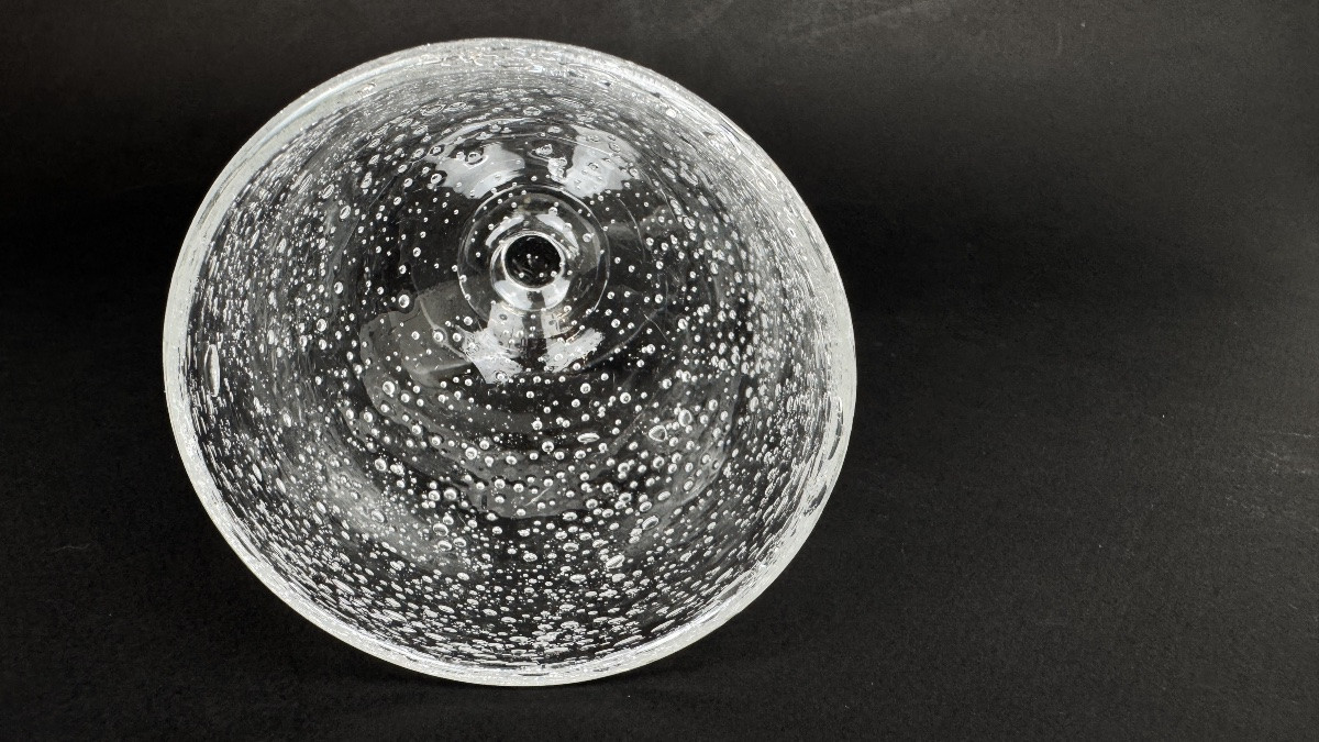 Suite de 6 verres bullés dans le goût de Biot-photo-8