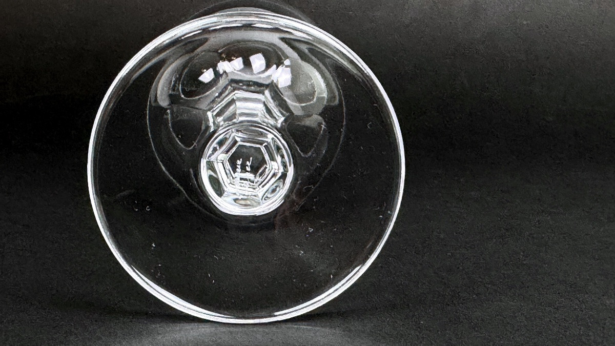 Lalique suite de 6 verres à vin modèle Tuileries-photo-2