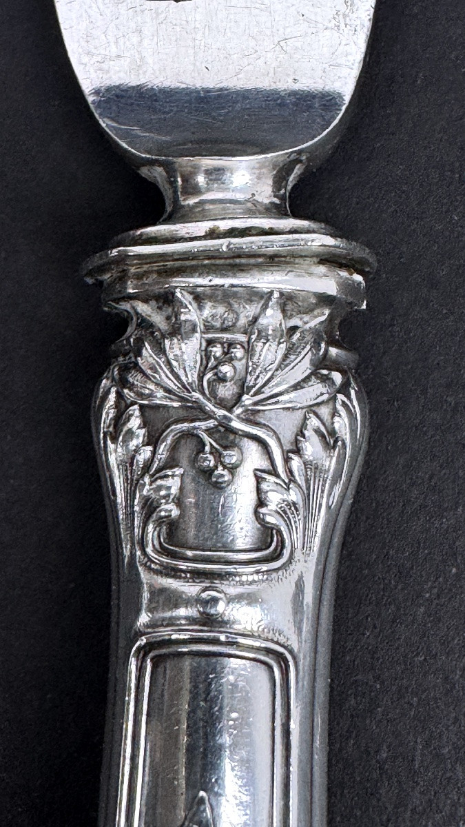 19th Century Fish Serving Cutlery-photo-7