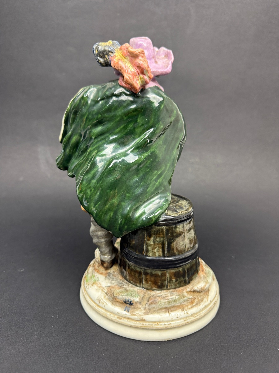 Musicien en porcelaine Capodimonte-photo-4
