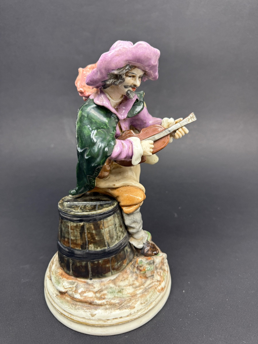 Musicien en porcelaine Capodimonte-photo-1