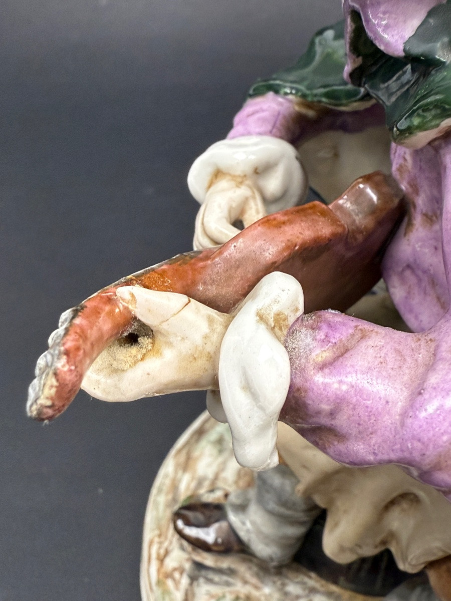 Musicien en porcelaine Capodimonte-photo-2