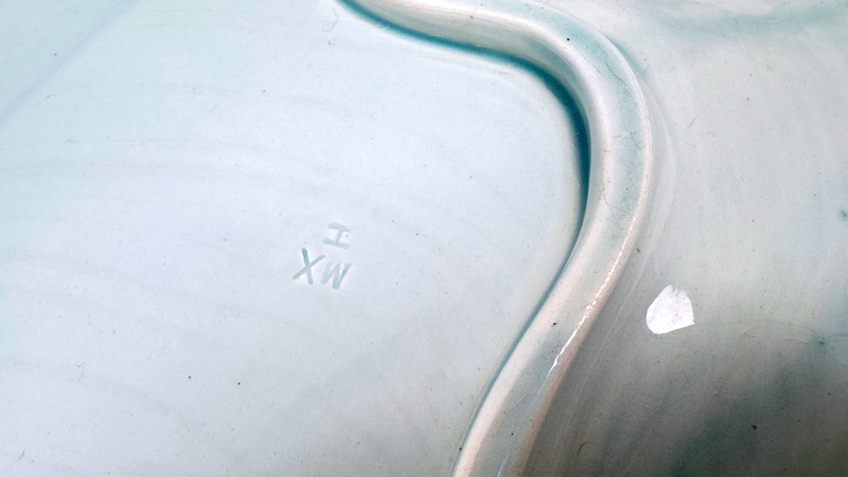 Gien, Vegetable Dish, Soup Tureen And Its Frame In Fine Earthenware, Rouen Decor-photo-1