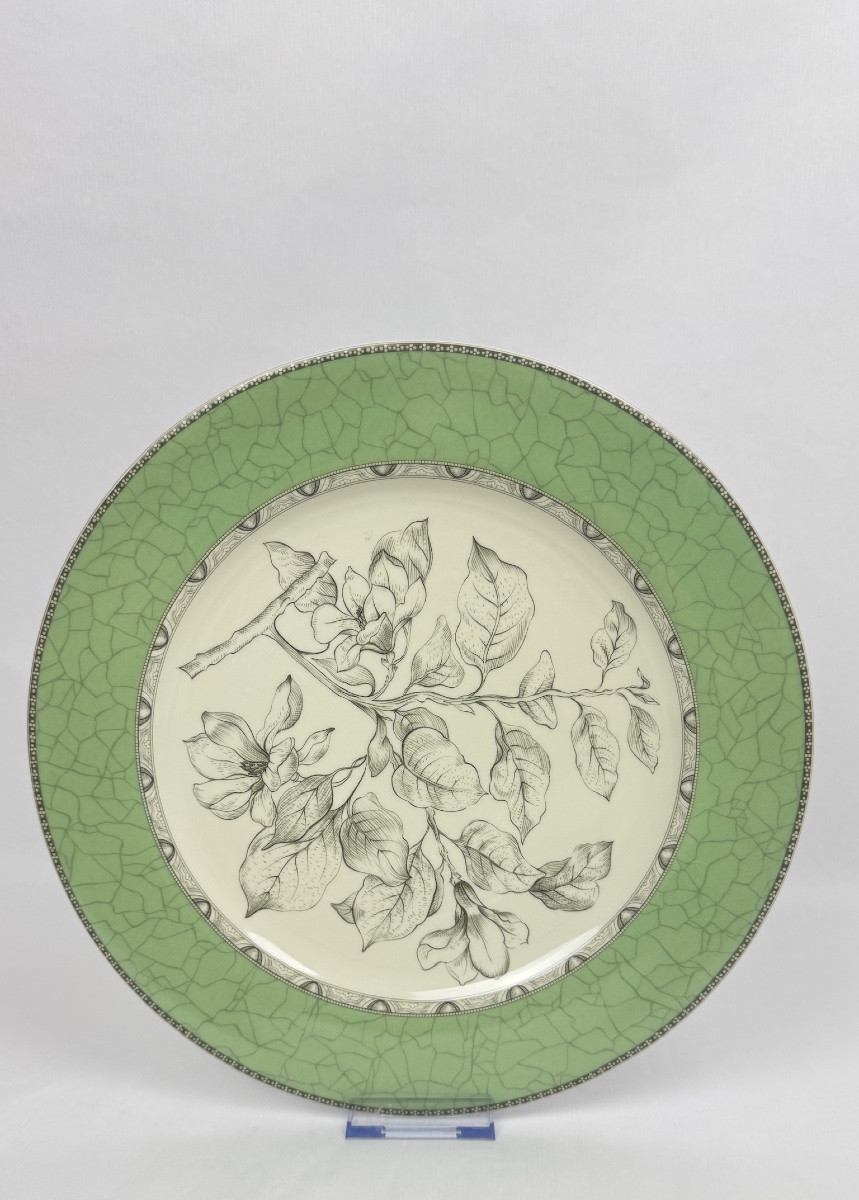 Pierre Frey For Philippe Deshoulières, 6 Lorraine Model Dpresentation Plates-photo-2