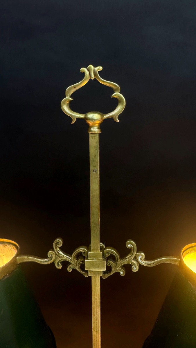 Lampe bouillotte à 2 feux, 19ème-photo-4