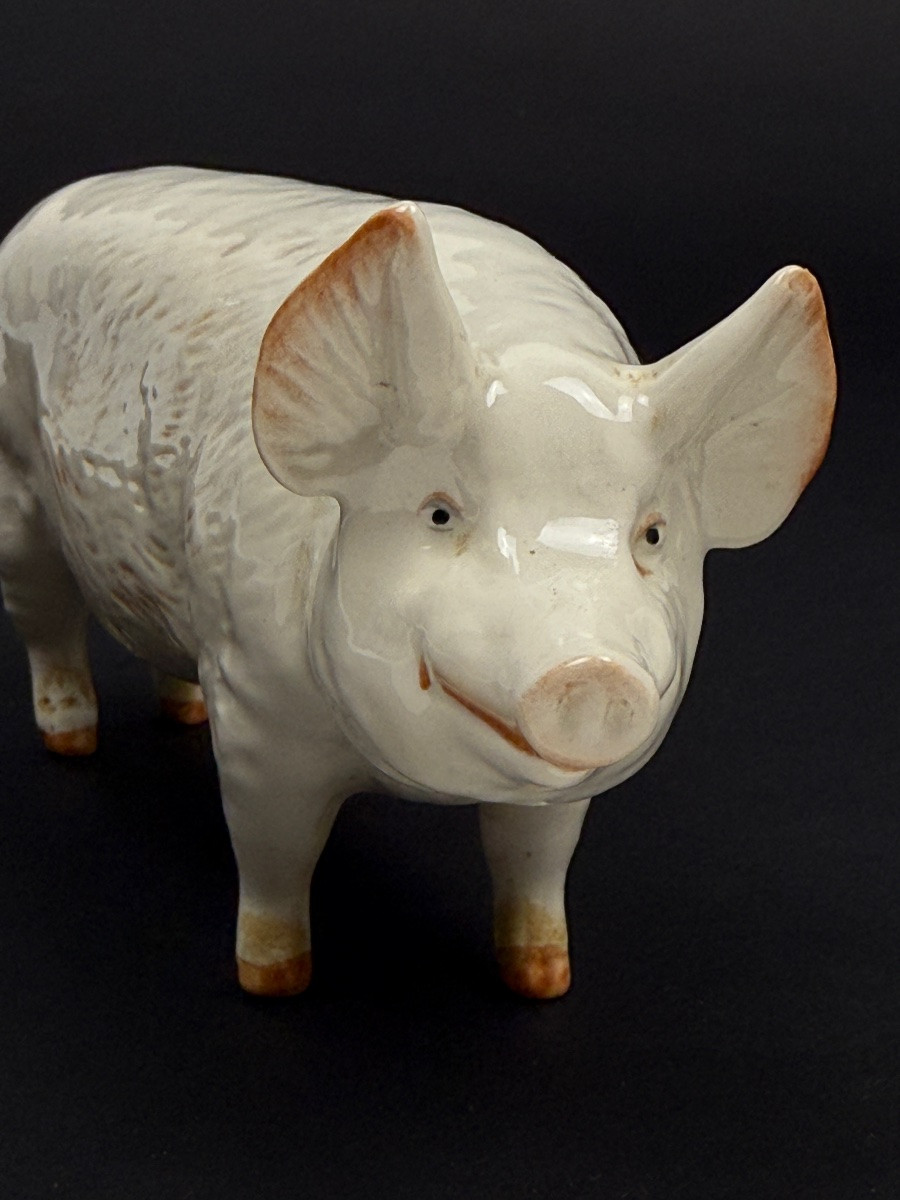 Beswick Ch Boy 53 English Porcelain Pig-photo-1