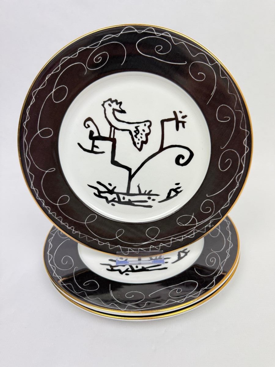 Javier Mariscal pour Bidasoa, suite de 18 assiettes -photo-4