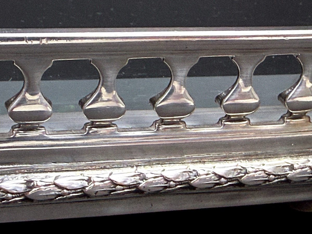 Victor Saglier, Louis XVI Style Silver-plated Bronze Table Centrepiece-photo-3