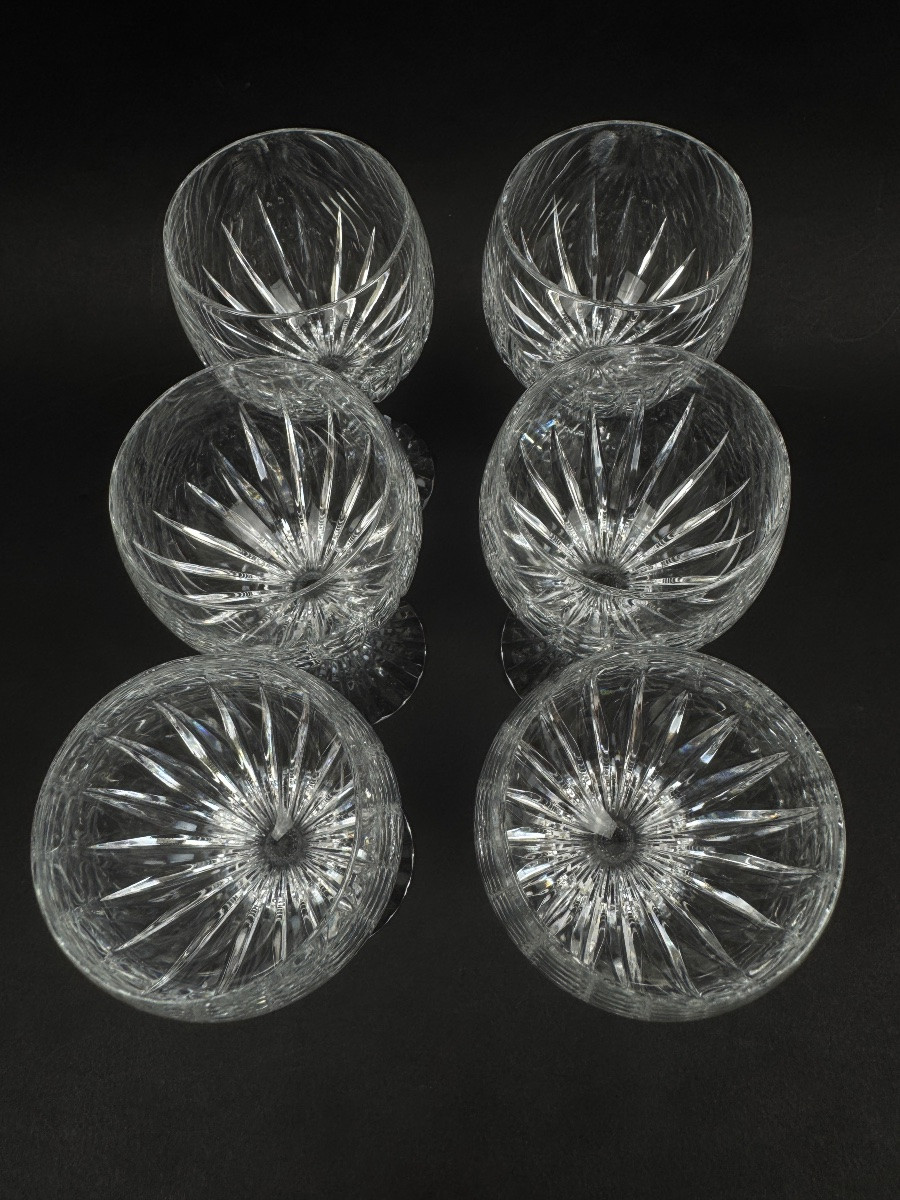 Baccarat, suite de 6 verres à vin blanc modèle Masséna-photo-4
