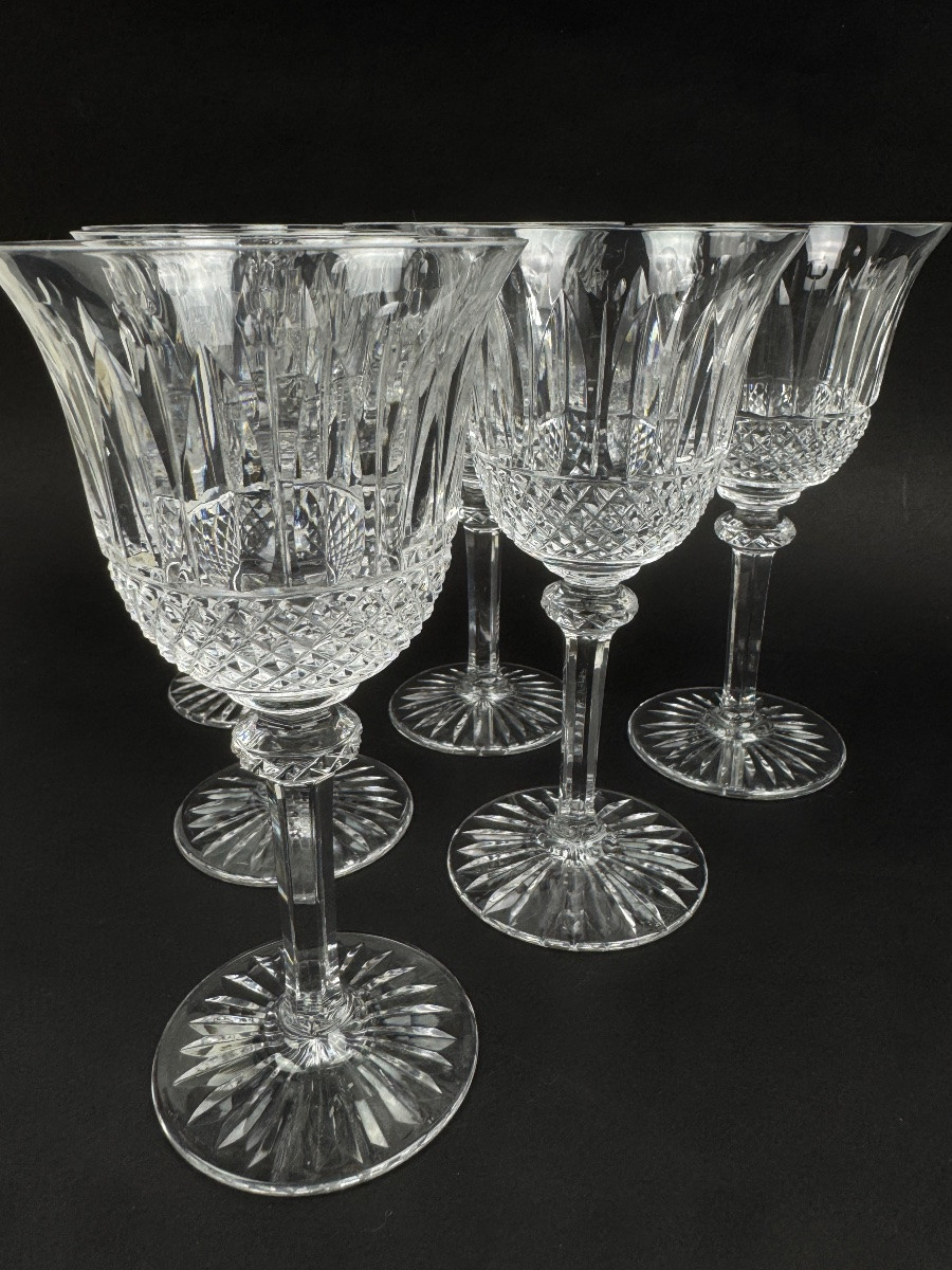 Saint-Louis, modèle Tommy, suite de 6 verres à eau-photo-2