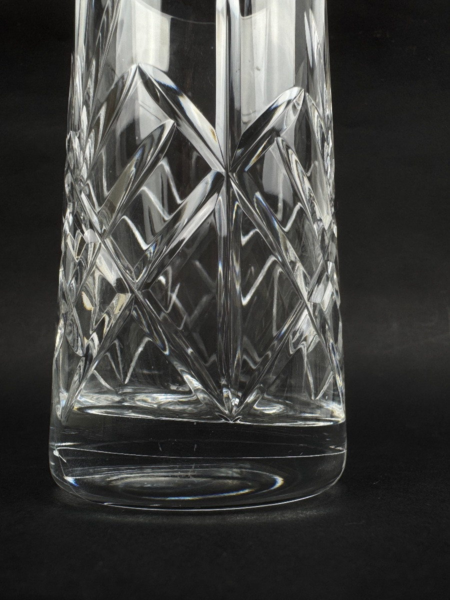 Suite de 8 verres à orangeade, long-drink en cristal d'Ecosse-photo-2