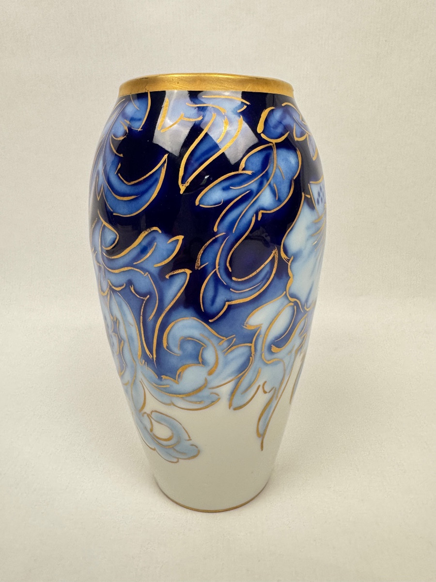 Camille Tharaud, Limoges Porcelain Vase No. 6 -photo-3