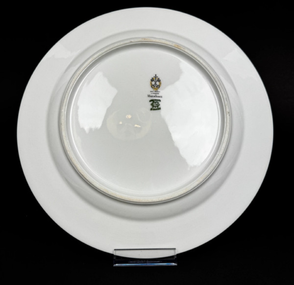 Assiette plate en porcelaine de Limoges – Old Abbey n°2-photo-2