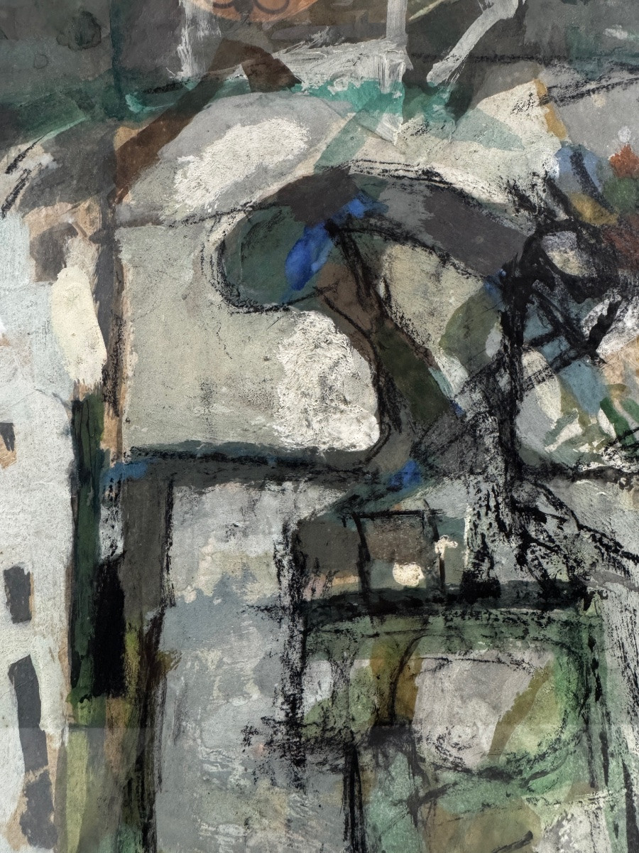 Edmond Niemczyk, Composition On Paper 1970-photo-3