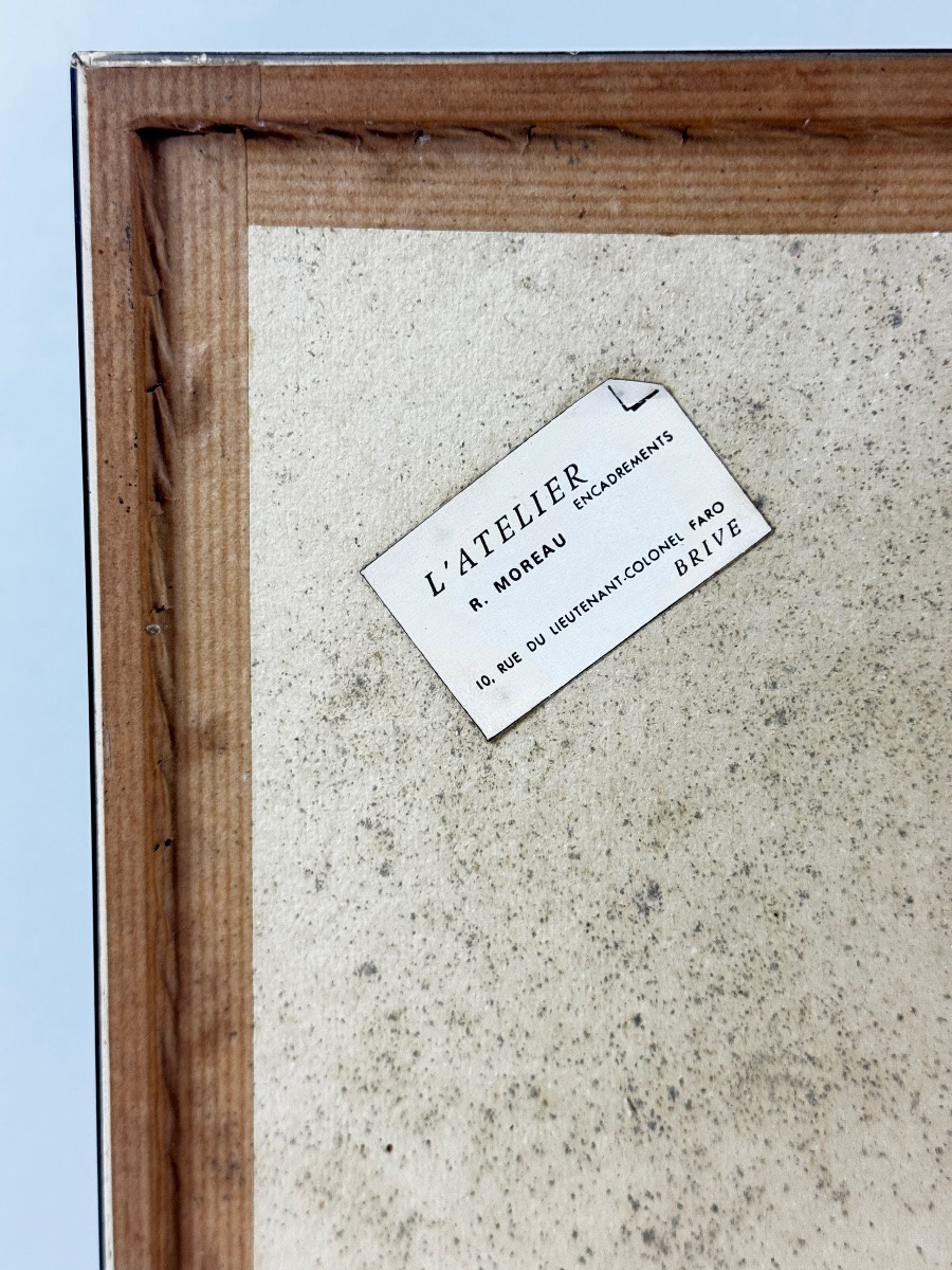 Edmond Niemczyk, Composition On Paper 1970-photo-3