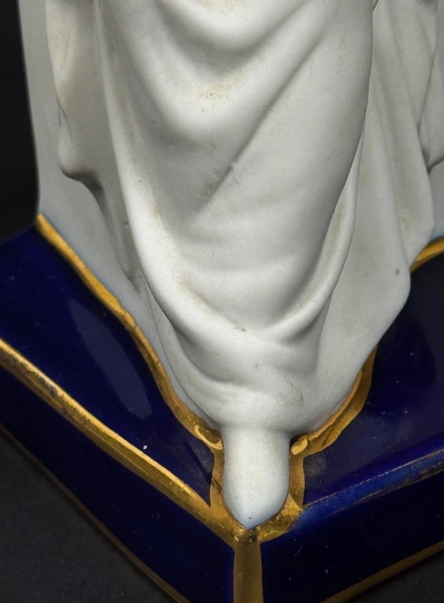 Camille  Tharaud Limoges – Biscuit, femme à l’antique-photo-4