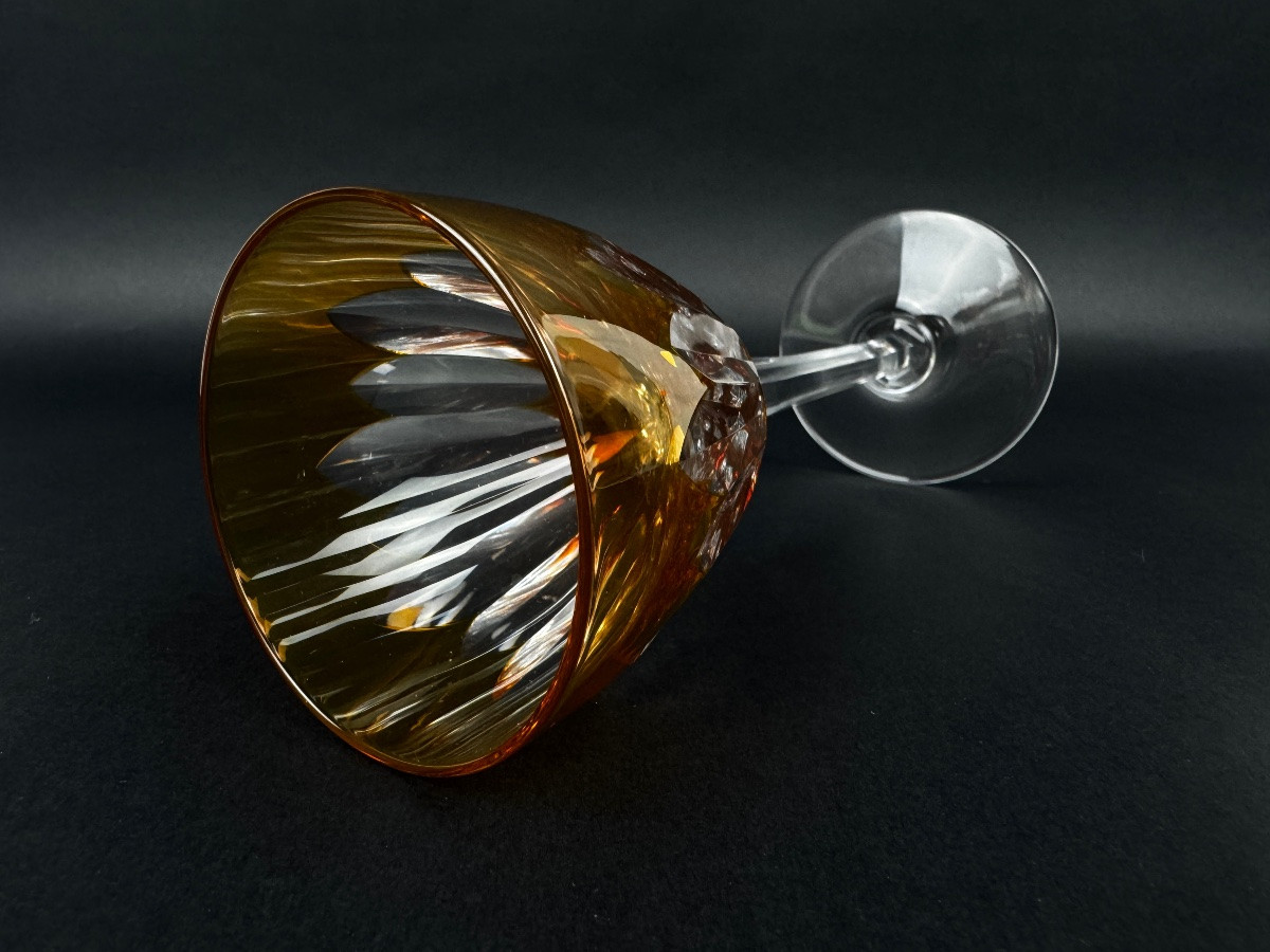  Baccarat – Roemer modèle Cassino  ambre – 19 cm-photo-3