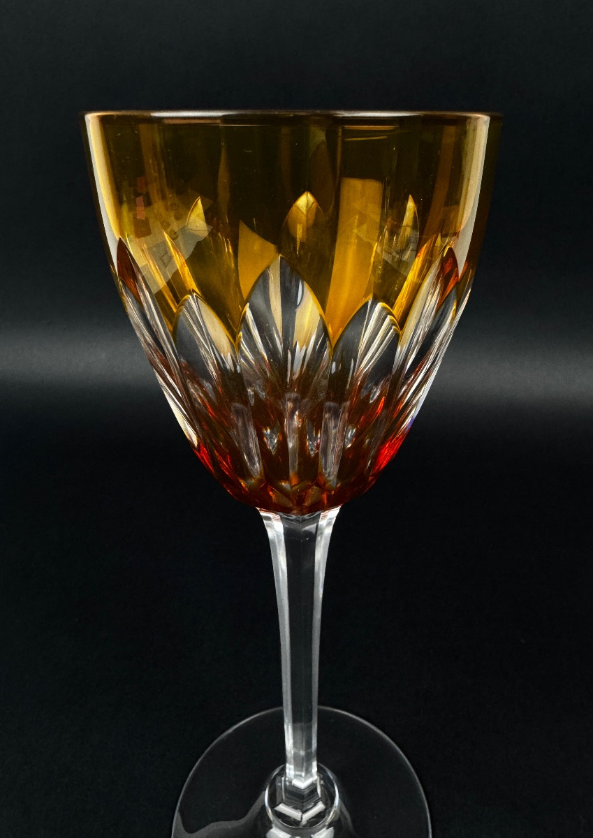  Baccarat – Roemer modèle Cassino  ambre – 19 cm-photo-4