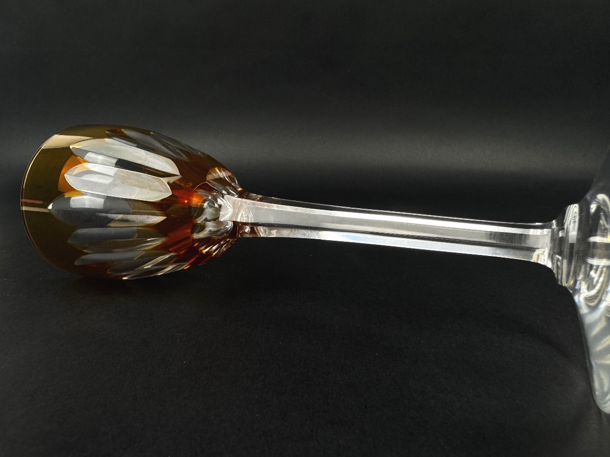  Baccarat – Roemer modèle Cassino  ambre – 19 cm-photo-1
