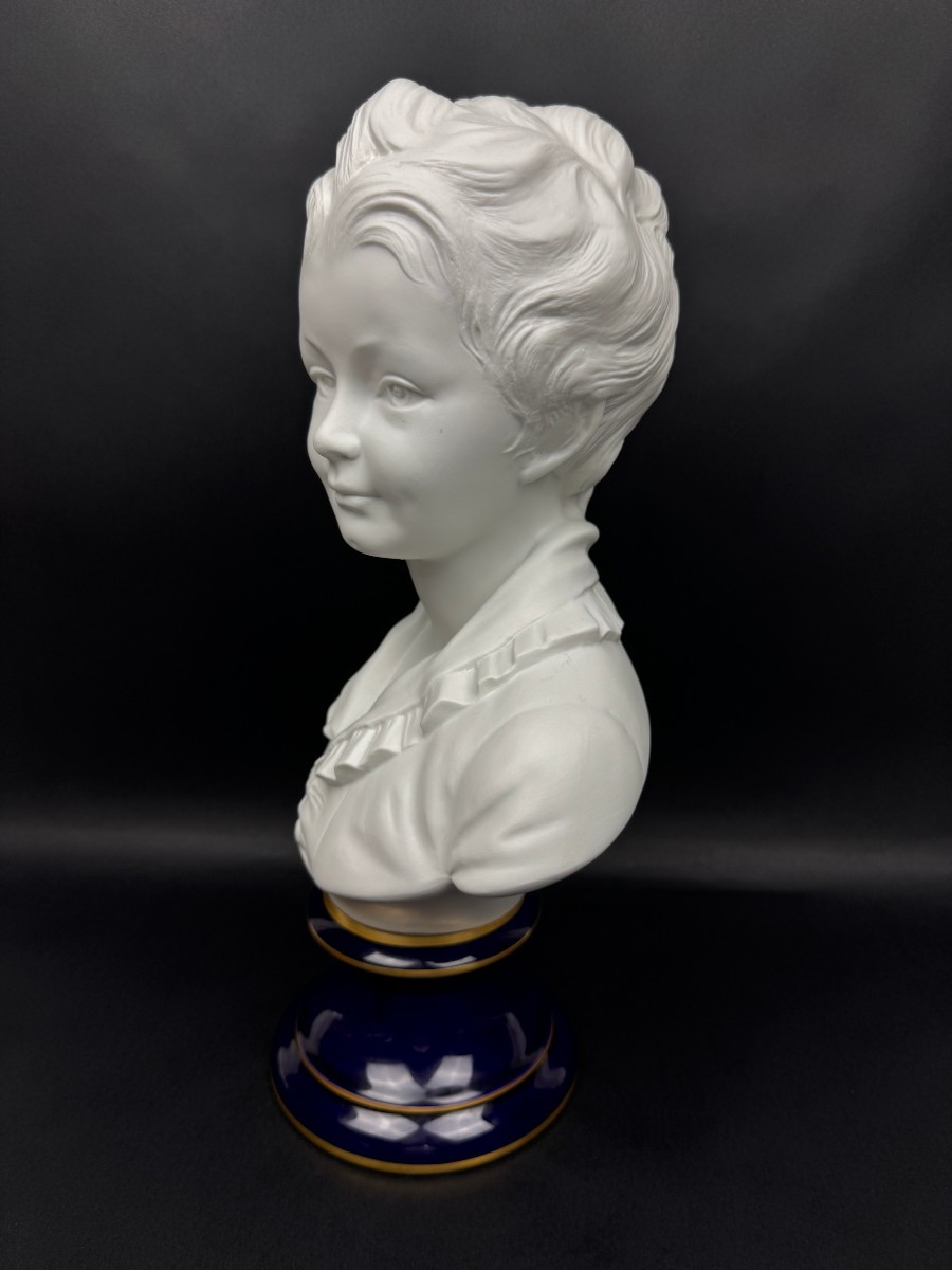 Tharaud Limoges, buste d'Alexandre Brongniart d'après Houdon-photo-3