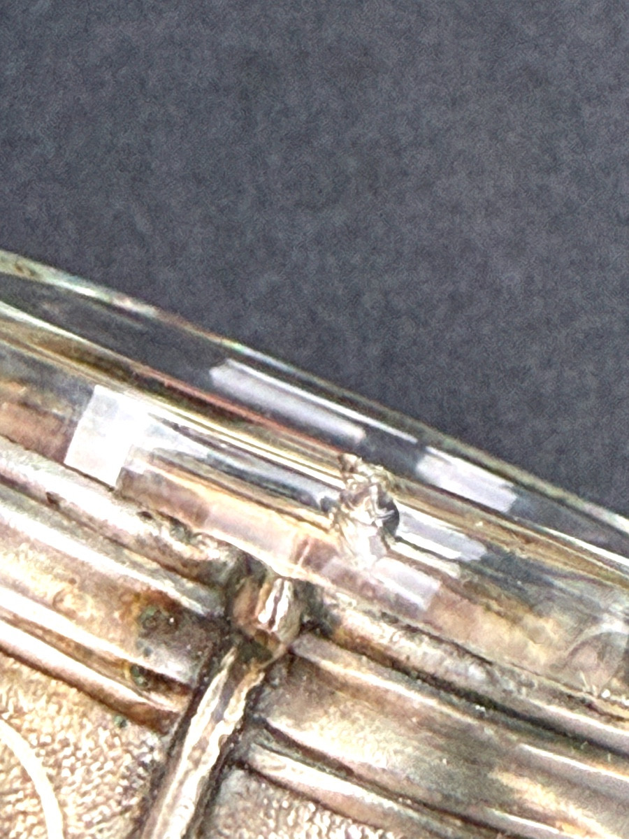Paire de salerons en argent russe Hommet-photo-2