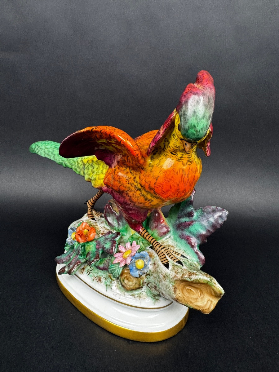 Samson, Pair Of Porcelain Pheasants-photo-4
