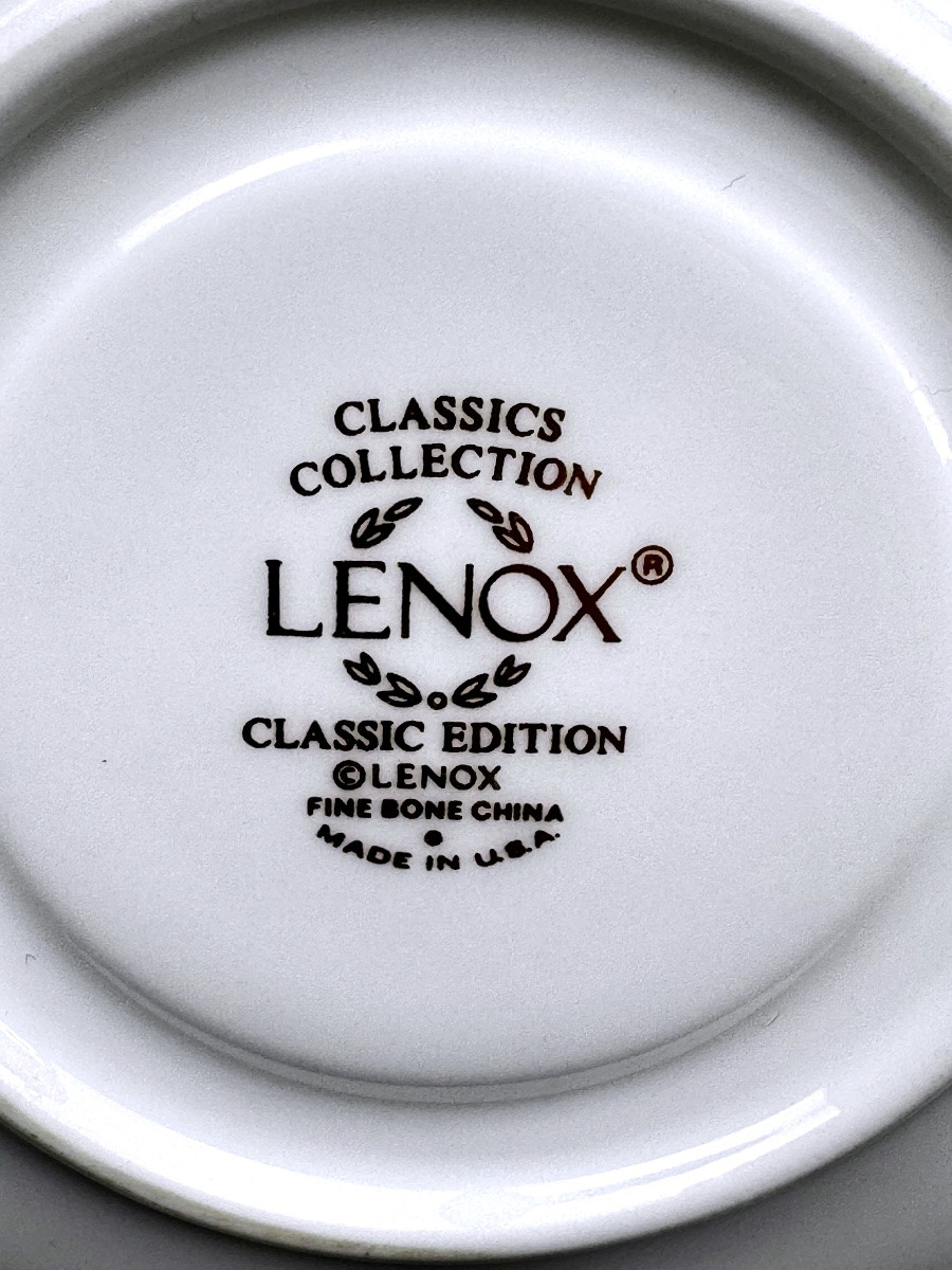 Lenox Classics Collection Classic Edition Usa Set Of 6 Cups And Saucers-photo-2