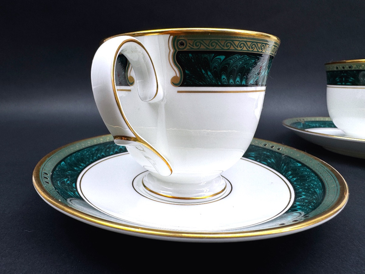 Suite de 2 tasses à thé et 1 pot à lait Lenox Classics Collection Classic Edition USA-photo-3