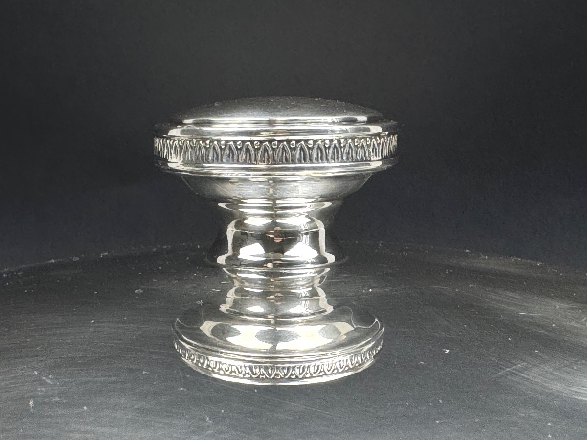Silver-plated Vegetable Dish, "malmaison" Model, Goldsmith Wiskemann-photo-4