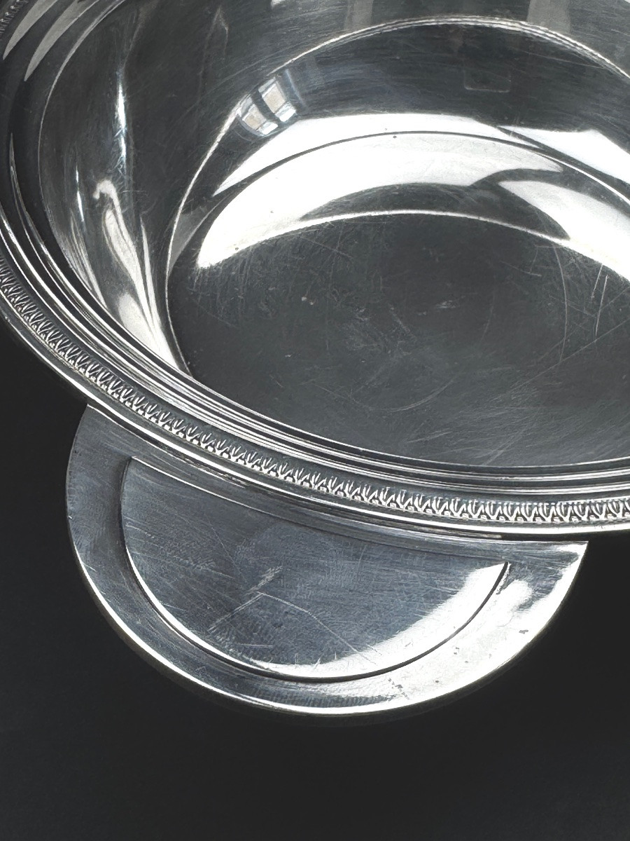 Silver-plated Vegetable Dish, "malmaison" Model, Goldsmith Wiskemann-photo-1