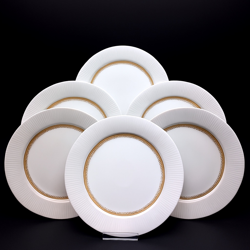 Rosenthal Tapio Wirkkala 6 assiettes plates Ondulation Studio-Linie