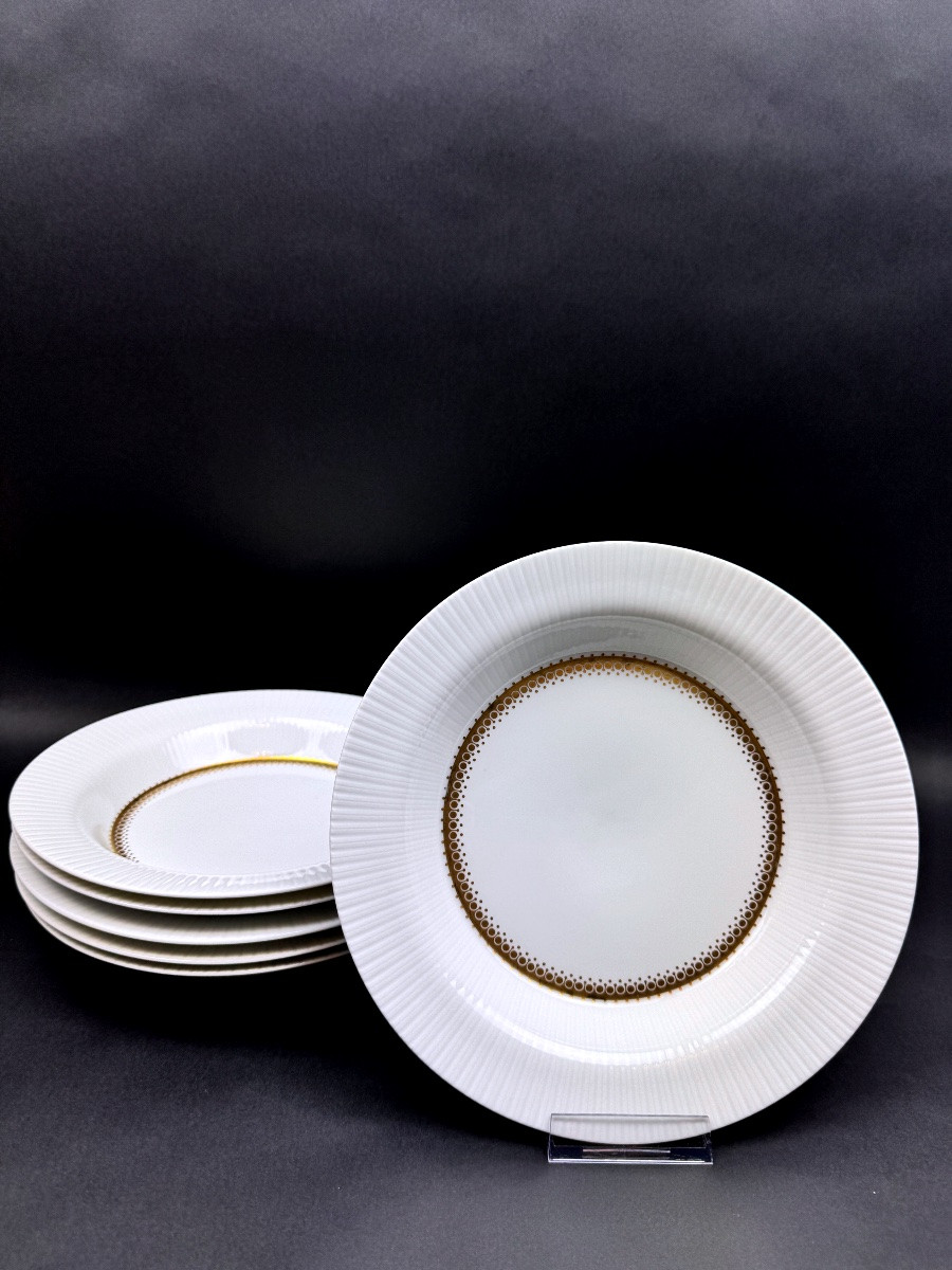 Rosenthal Tapio Wirkkala 6 assiettes creuses Ondulation Studio-Linie-photo-4
