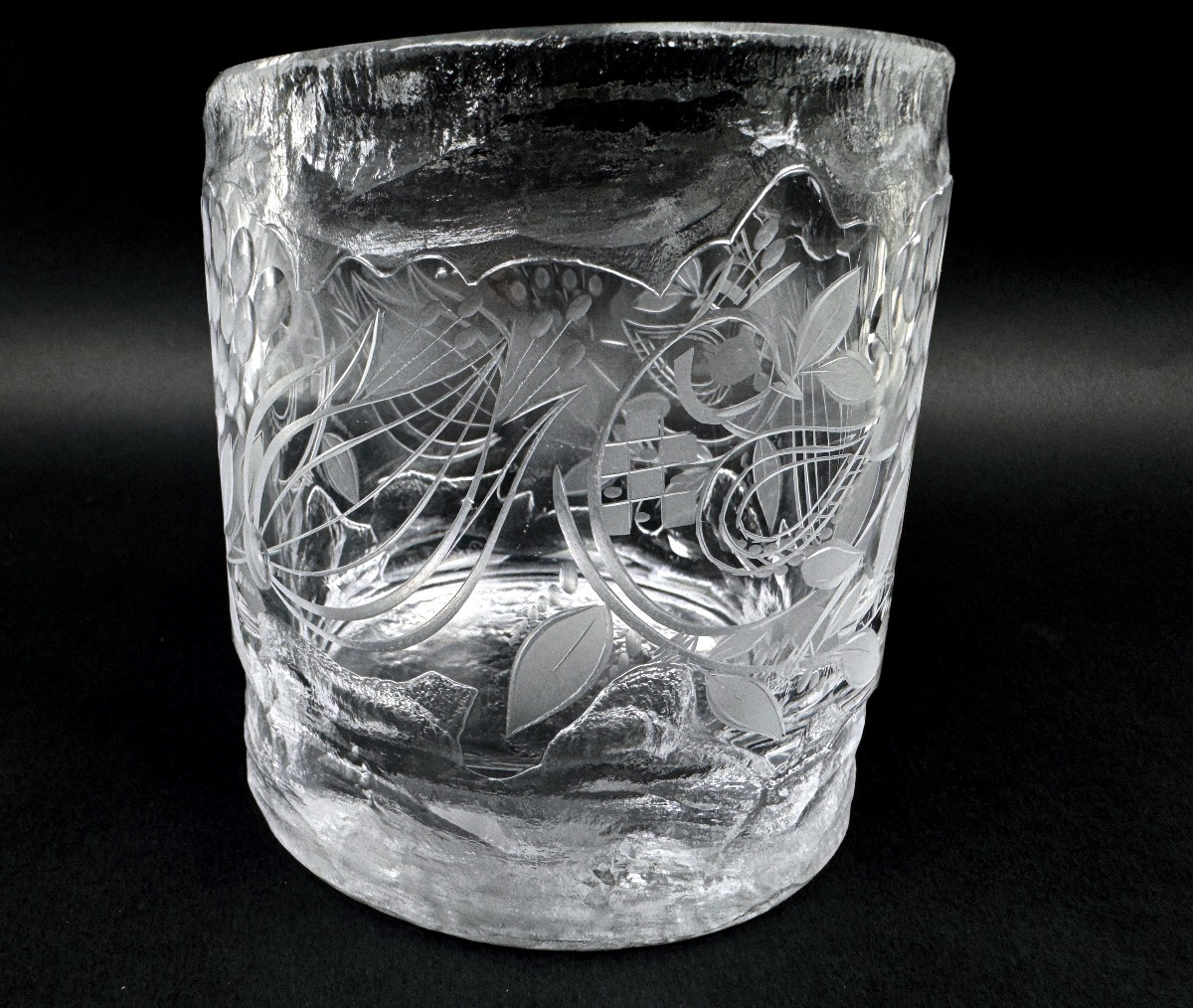 Crystal Vase By Bjorn Wiinblad For Rcr, Limited Edition Numbered 63/100-photo-3