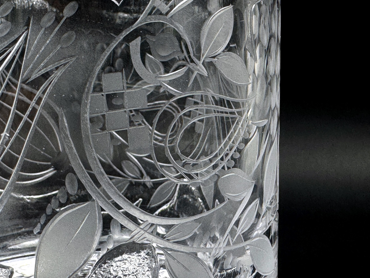 Crystal Vase By Bjorn Wiinblad For Rcr, Limited Edition Numbered 63/100-photo-6