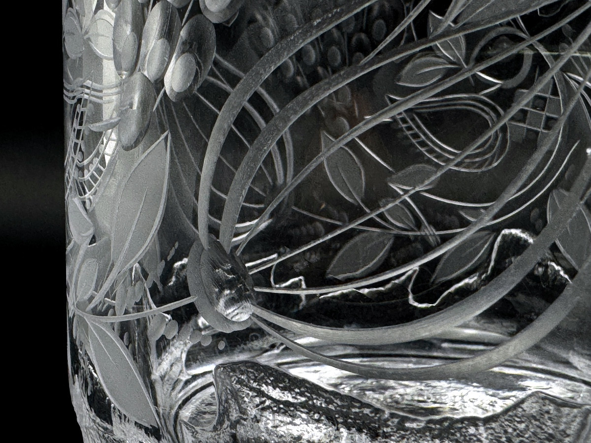 Crystal Vase By Bjorn Wiinblad For Rcr, Limited Edition Numbered 63/100-photo-7